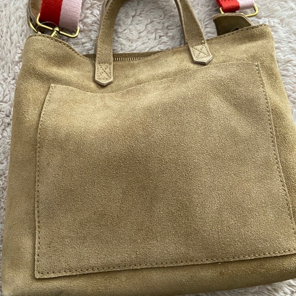 Madewell Zip top Suede Crossbody tote - Picture 9 of 10
